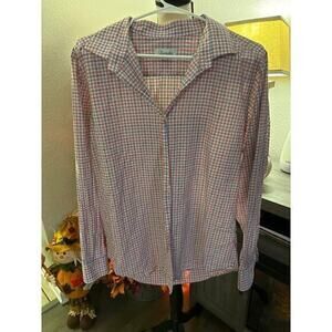 Trumaker plaid long sleeve button down size medium‎
